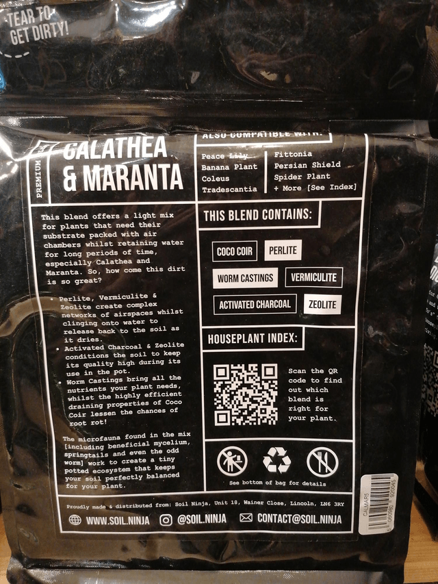 Soil Ninja, calathea/maranta soil mix 5l
