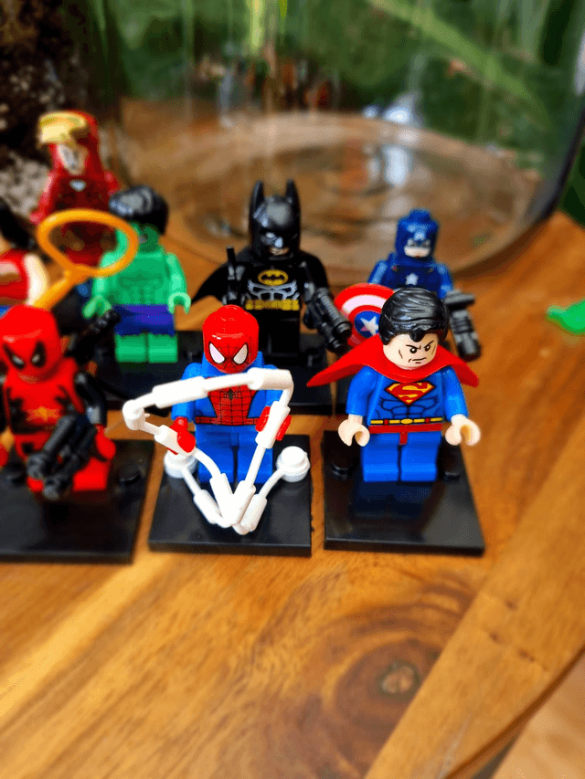 Terrarium kit with lego figure