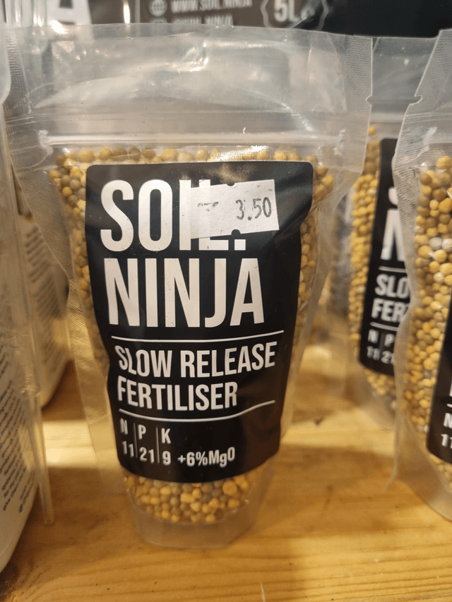 Soil ninja, Slow release fertiliser 