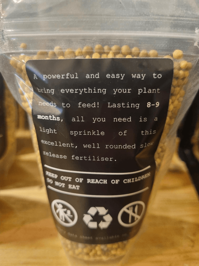Soil ninja, Slow release fertiliser 
