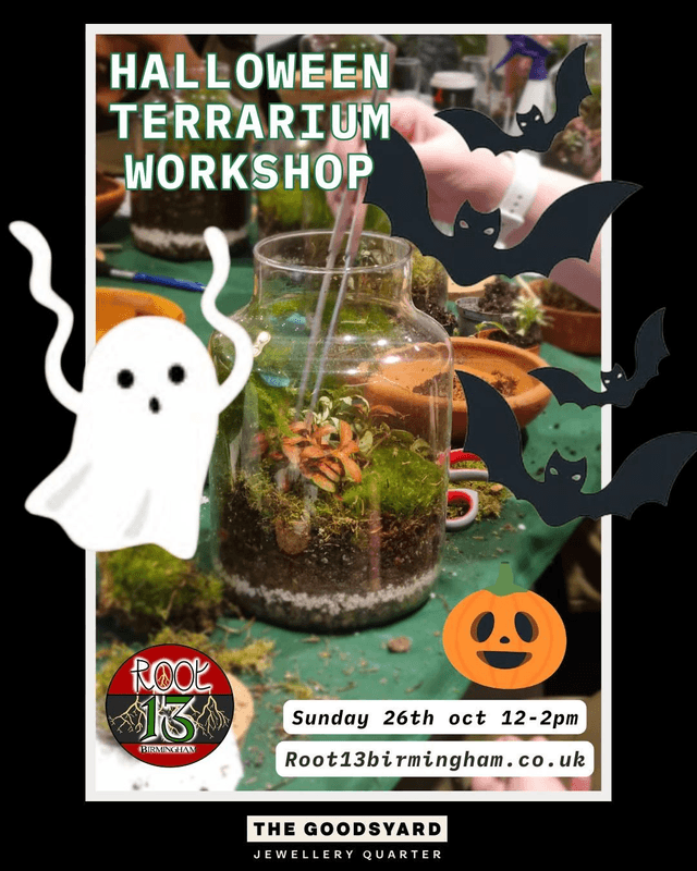Terrarium workshop goodsyard 26th oct 